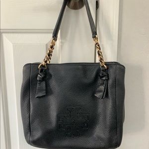 Tory Burch Black Leather Crossbody Bag